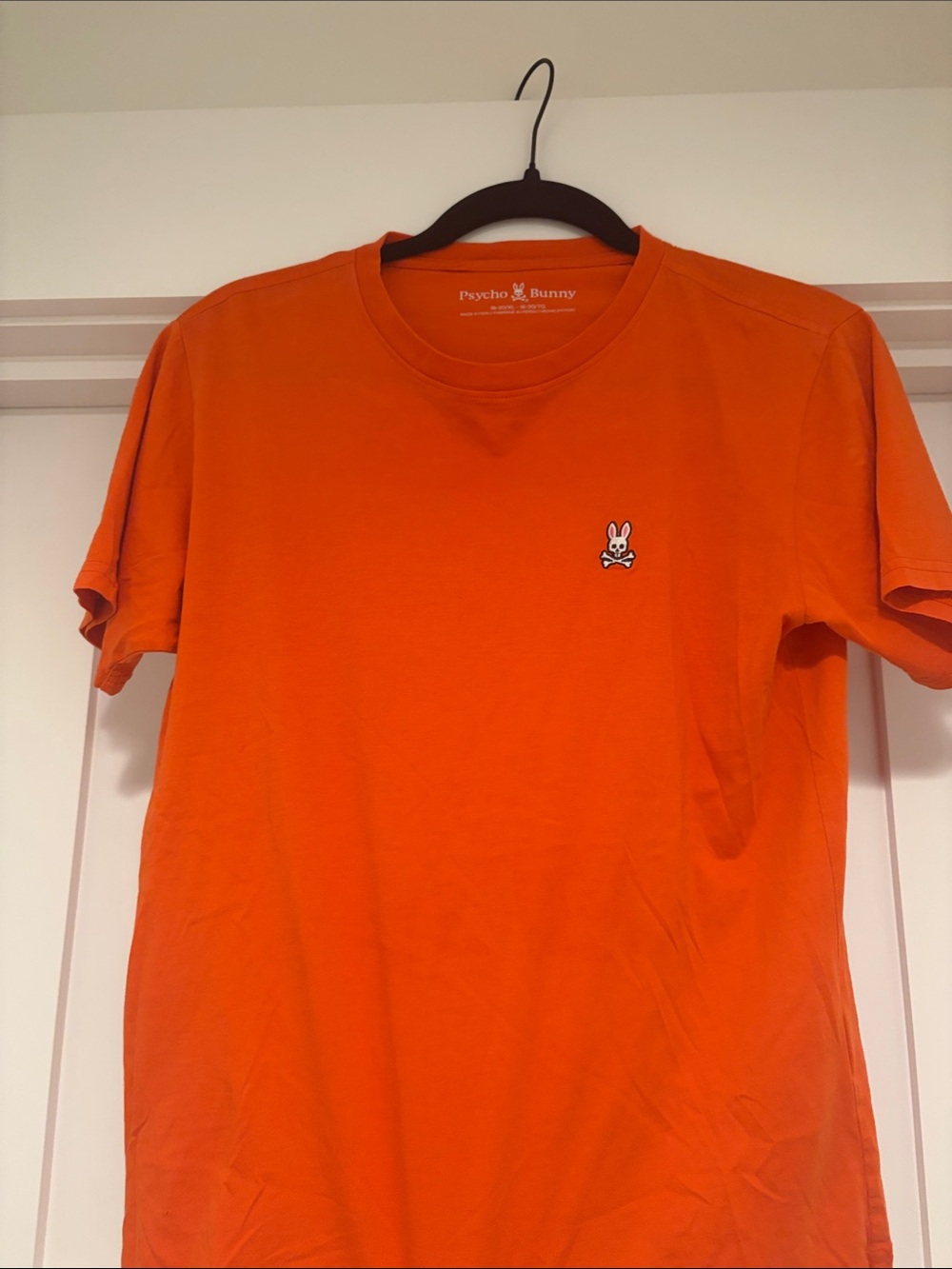 Psycho Bunny Bright Orange Short Sleeve Logo Tee